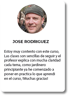 TESTIMONIO josé JARDINERIA BASICA